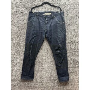The Blksmth Selvedge Slim Tim White Oak Denim Jeans Blue Mens Size 32